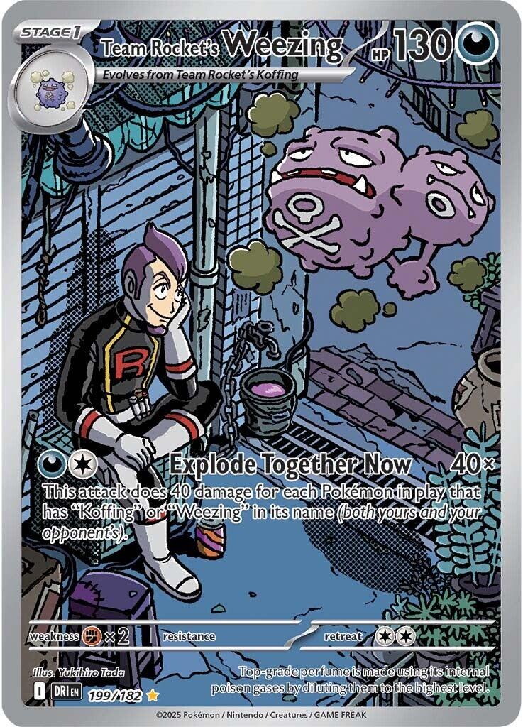 Team Rocket's Weezing (199/182) [Scarlet & Violet: Destined Rivals] | Exor Games Dartmouth