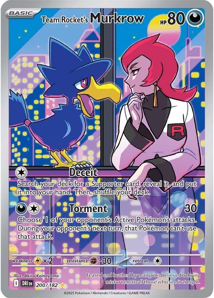 Team Rocket's Murkrow (200/182) [Scarlet & Violet: Destined Rivals] | Exor Games Dartmouth