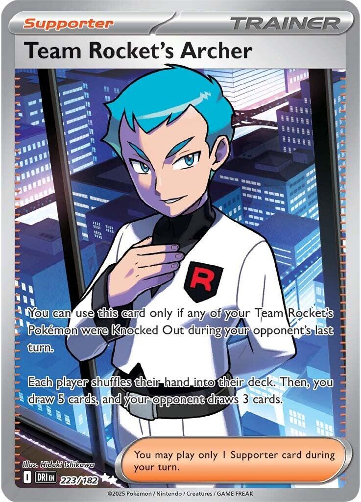 Team Rocket's Archer (223/182) [Scarlet & Violet: Destined Rivals] | Exor Games Dartmouth