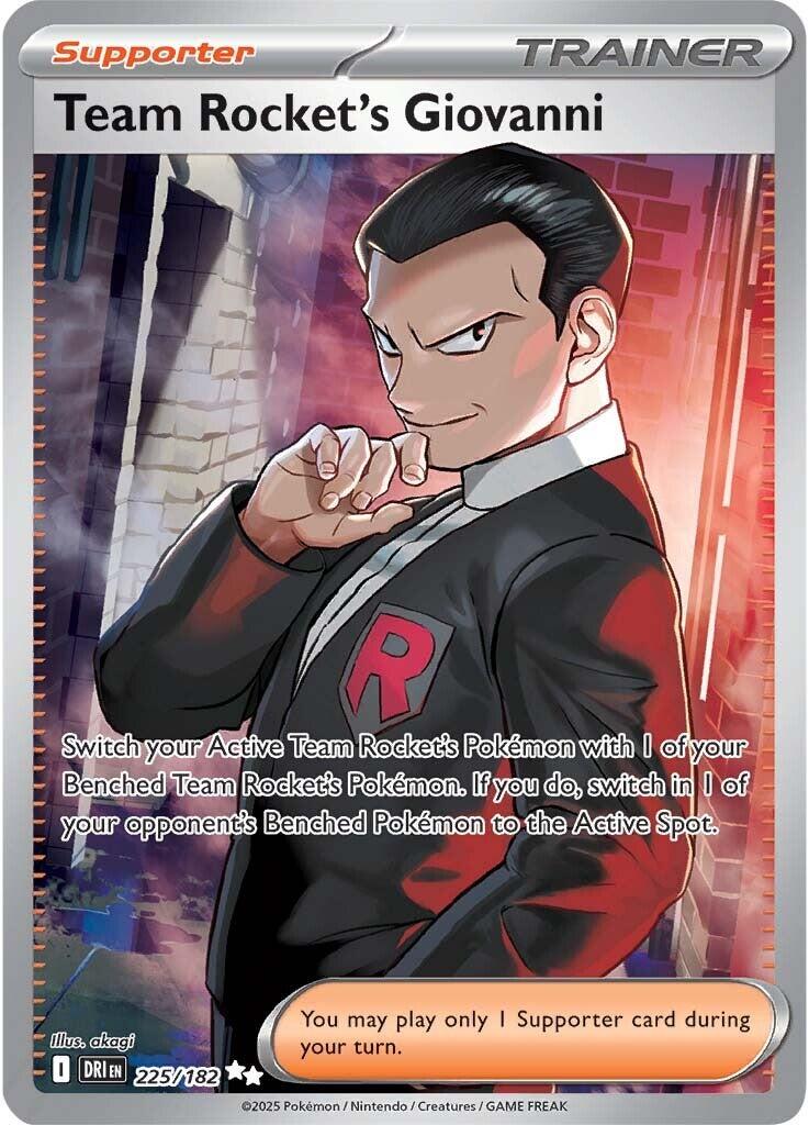 Team Rocket's Giovanni (225/182) [Scarlet & Violet: Destined Rivals] | Exor Games Dartmouth
