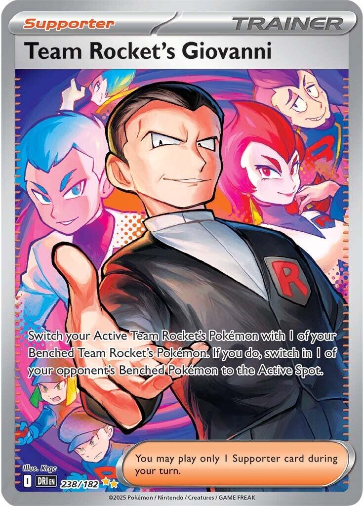 Team Rocket's Giovanni (238/182) [Scarlet & Violet: Destined Rivals] | Exor Games Dartmouth