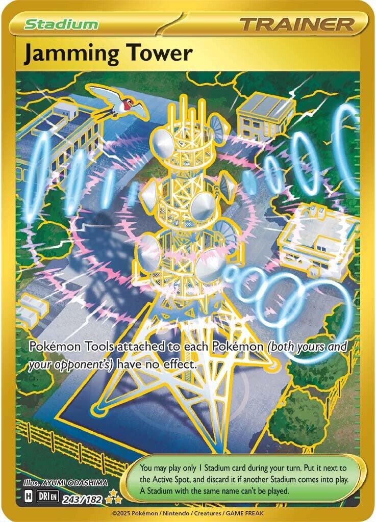 Jamming Tower (243/182) [Scarlet & Violet: Destined Rivals] | Exor Games Dartmouth