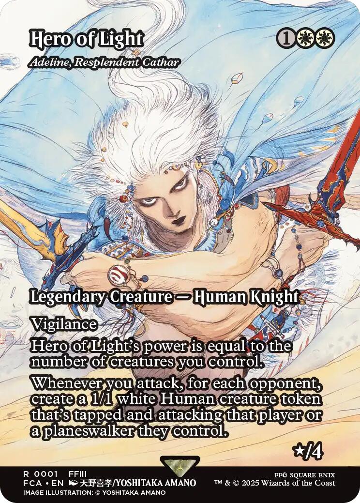 Hero of Light - Adeline, Resplendent Cathar (Showcase) [FINAL FANTASY : Through the Ages] | Exor Games Dartmouth