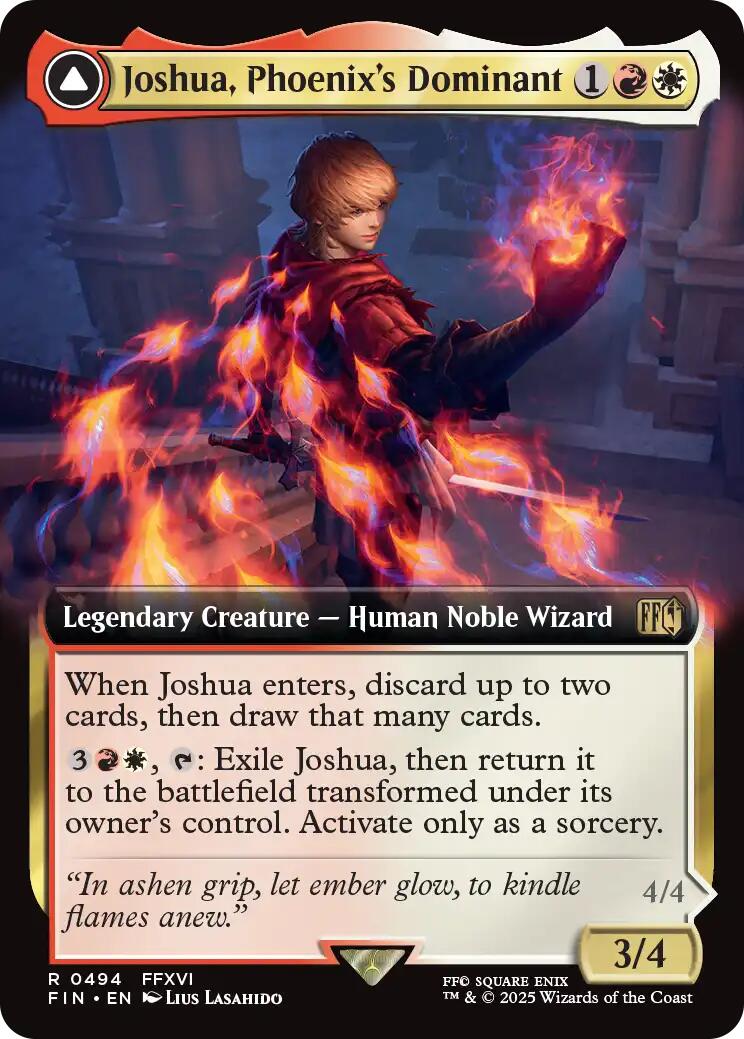 Joshua, Phoenix's Dominant (Extended Art) [FINAL FANTASY] | Exor Games Dartmouth