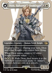 Dion, Bahamut's Dominant // Bahamut, Warden of Light (Borderless) [FINAL FANTASY] | Exor Games Dartmouth