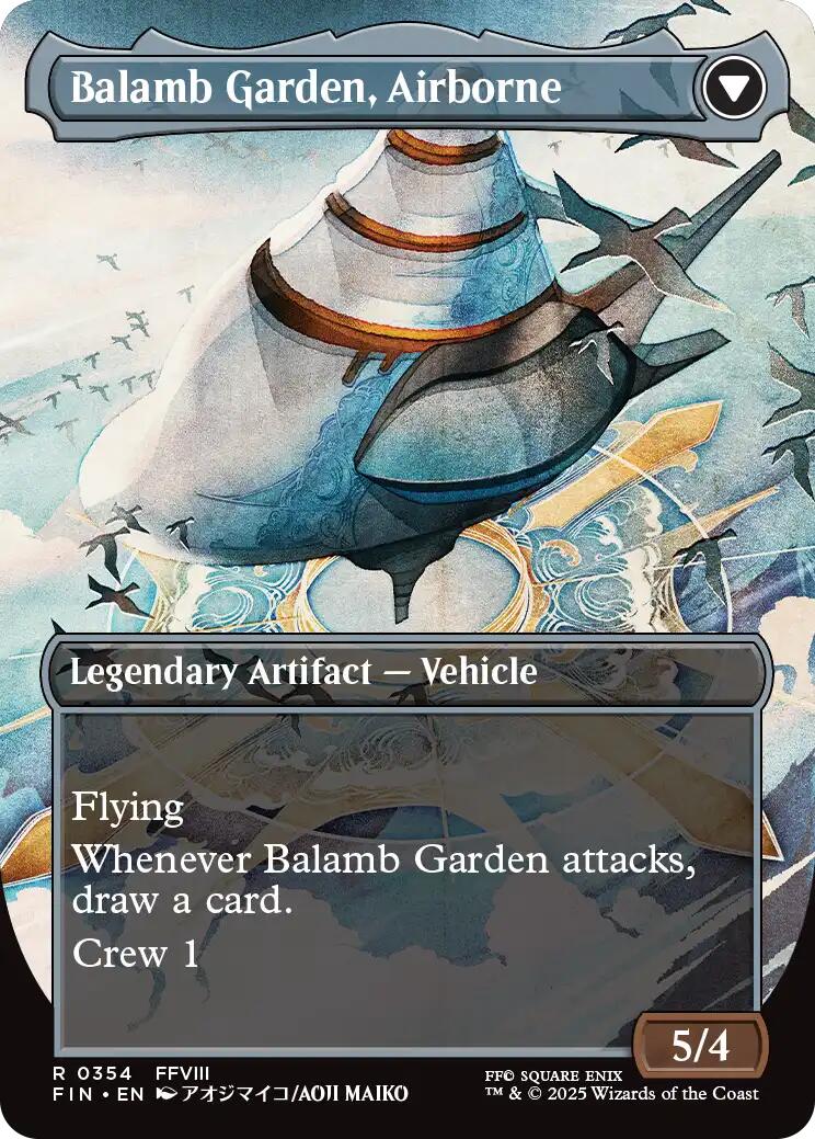 Balamb Garden, SeeD Academy // Balamb Garden, Airborne (Borderless) [FINAL FANTASY] | Exor Games Dartmouth