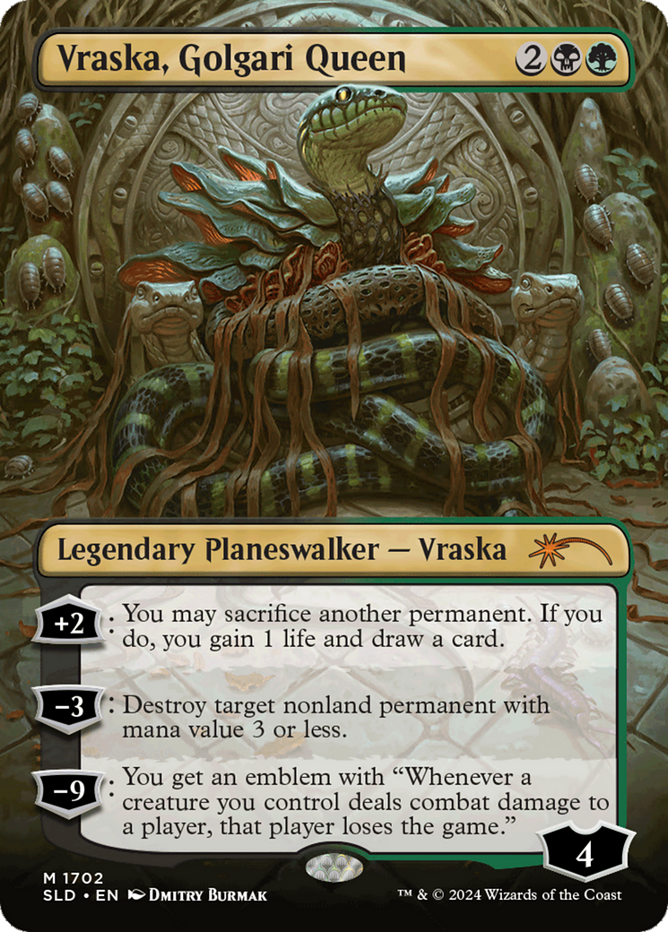 Vraska, Golgari Queen (1702) (Rainbow Foil) [Secret Lair Drop Series] | Exor Games Dartmouth