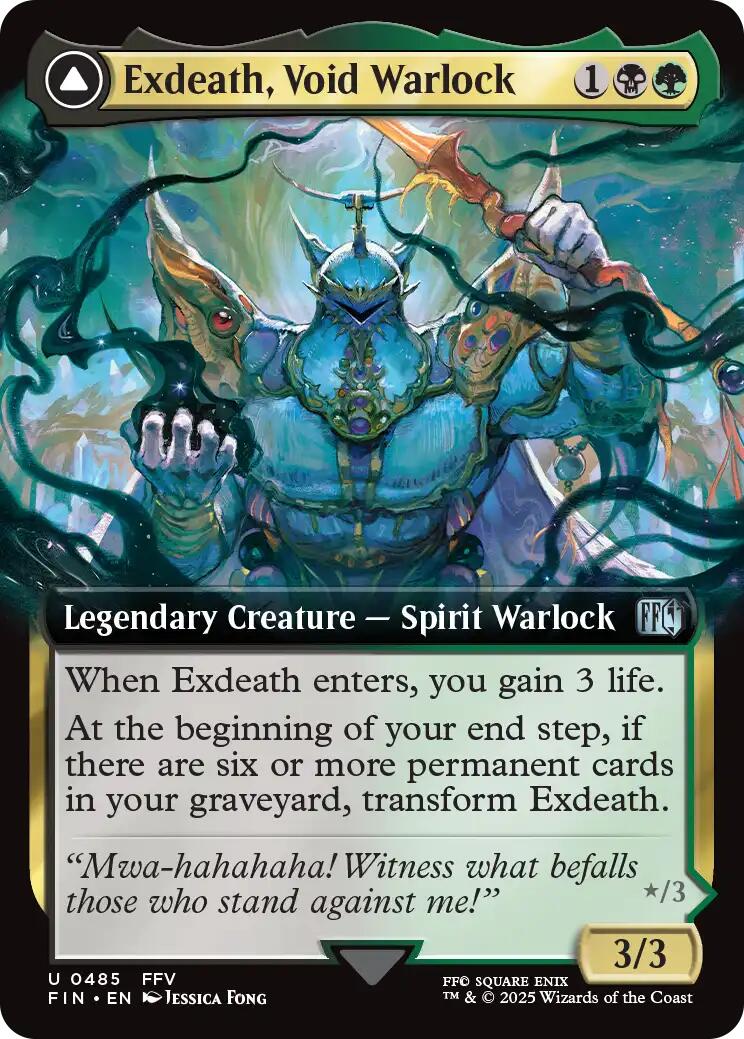 Exdeath, Void Warlock // Neo Exdeath, Dimension's End (Extended Art) [FINAL FANTASY] | Exor Games Dartmouth