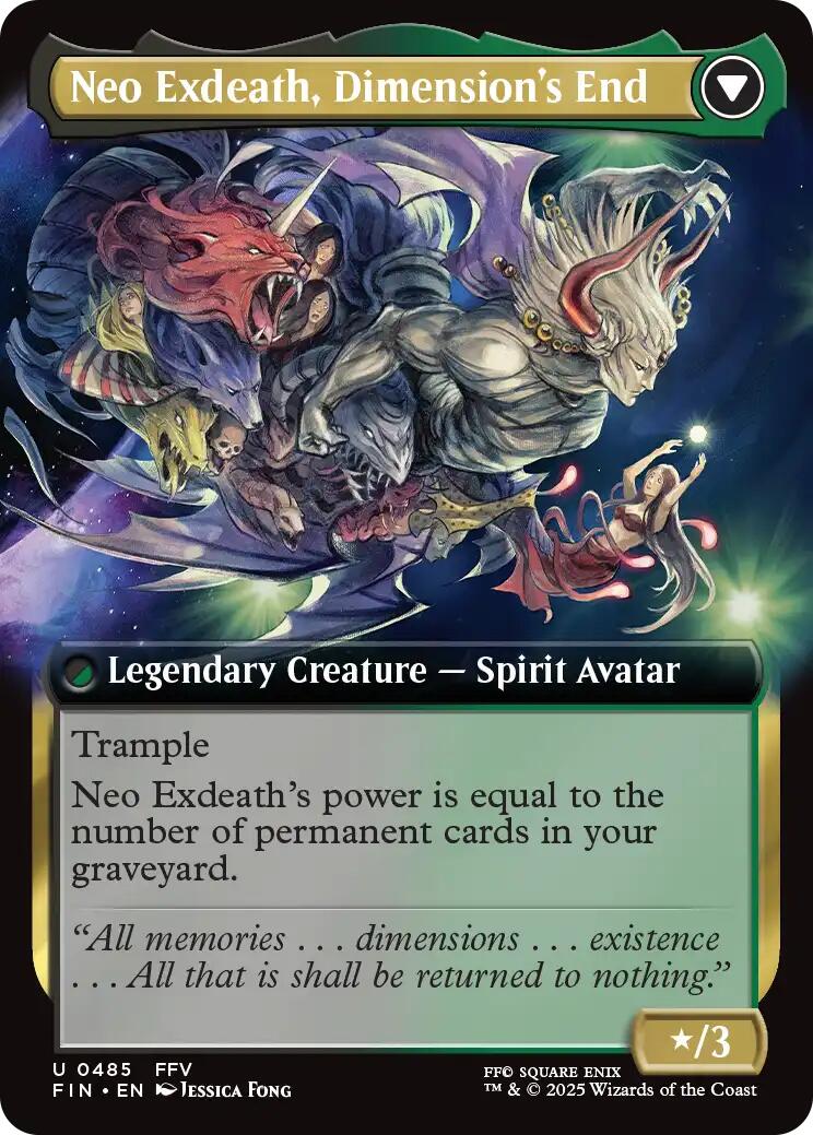 Exdeath, Void Warlock // Neo Exdeath, Dimension's End (Extended Art) [FINAL FANTASY] | Exor Games Dartmouth