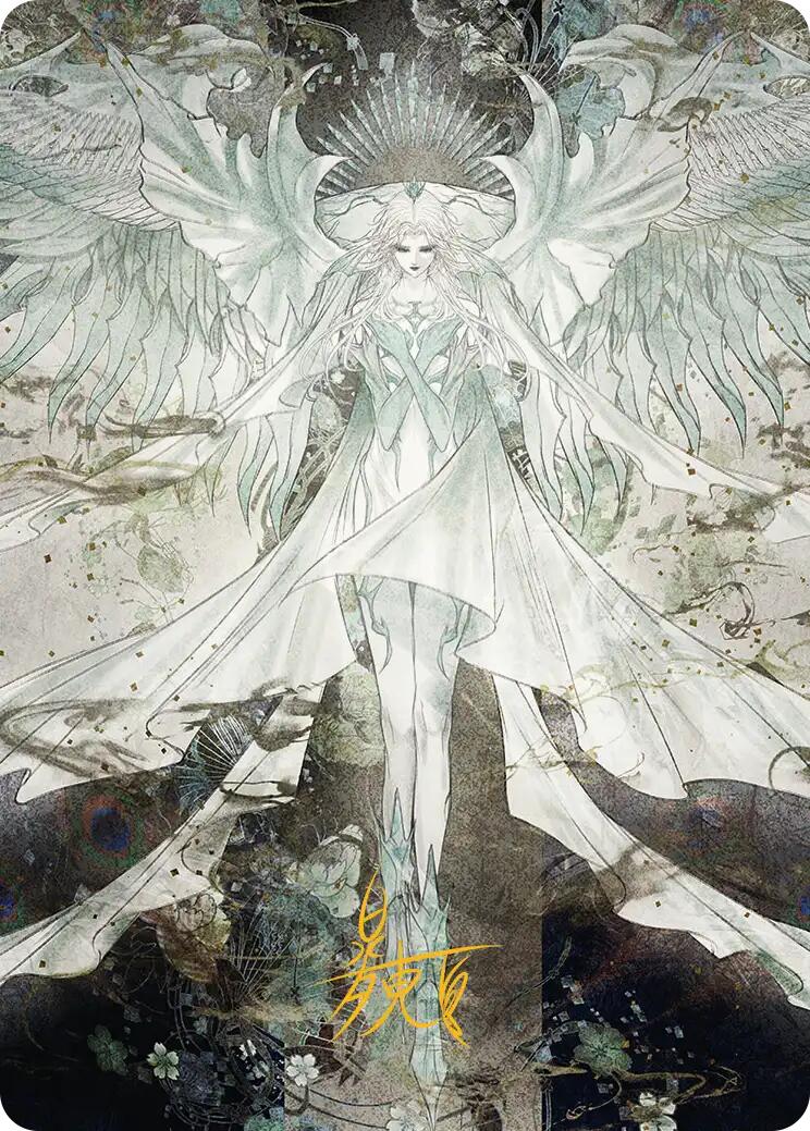 Hydaelyn, the Mothercrystal Art Card (Gold-Stamped Signature) [FINAL FANTASY Art Series] | Exor Games Dartmouth