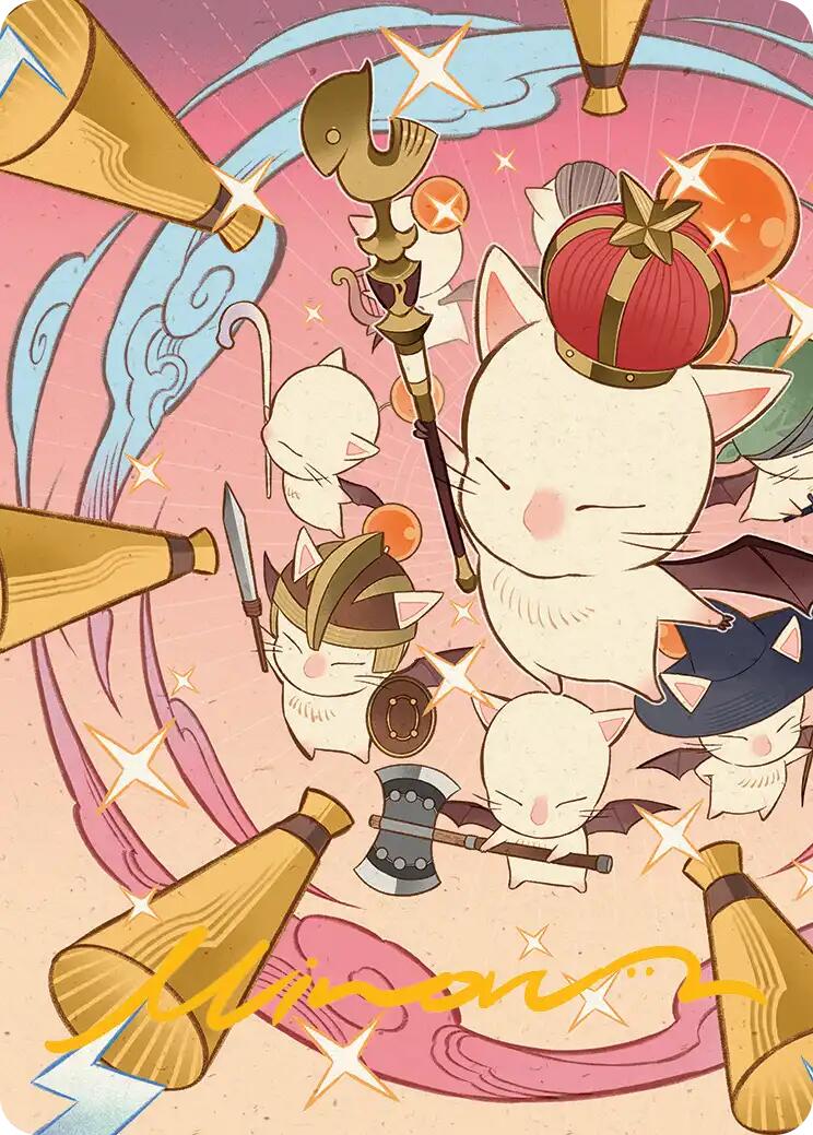 Summon: Good King Mog XII Art Card (Gold-Stamped Signature) [FINAL FANTASY Art Series] | Exor Games Dartmouth