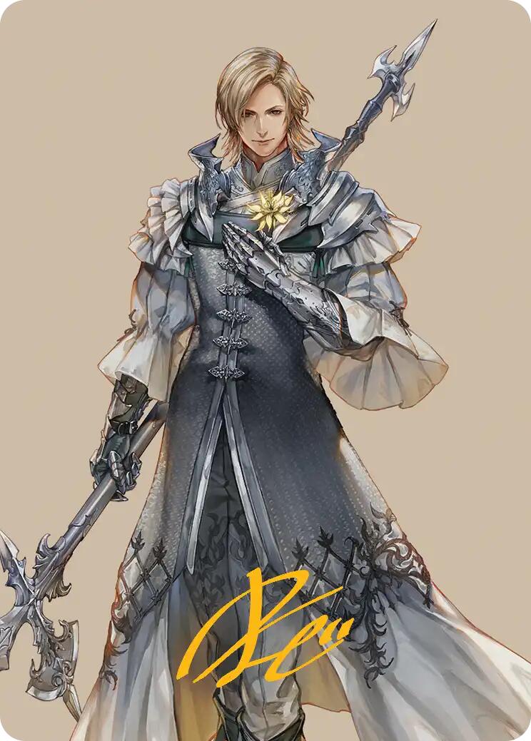 Dion, Bahamut's Dominant Art Card (Gold-Stamped Signature) [FINAL FANTASY Art Series] | Exor Games Dartmouth