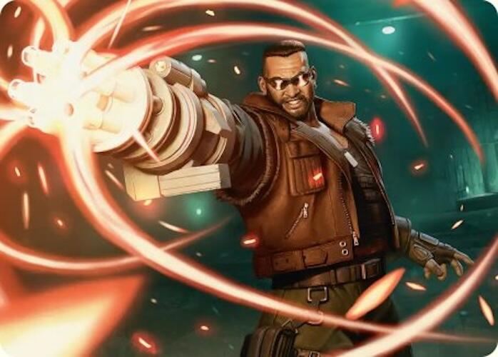 Barret Wallace Art Card [FINAL FANTASY Art Series] | Exor Games Dartmouth
