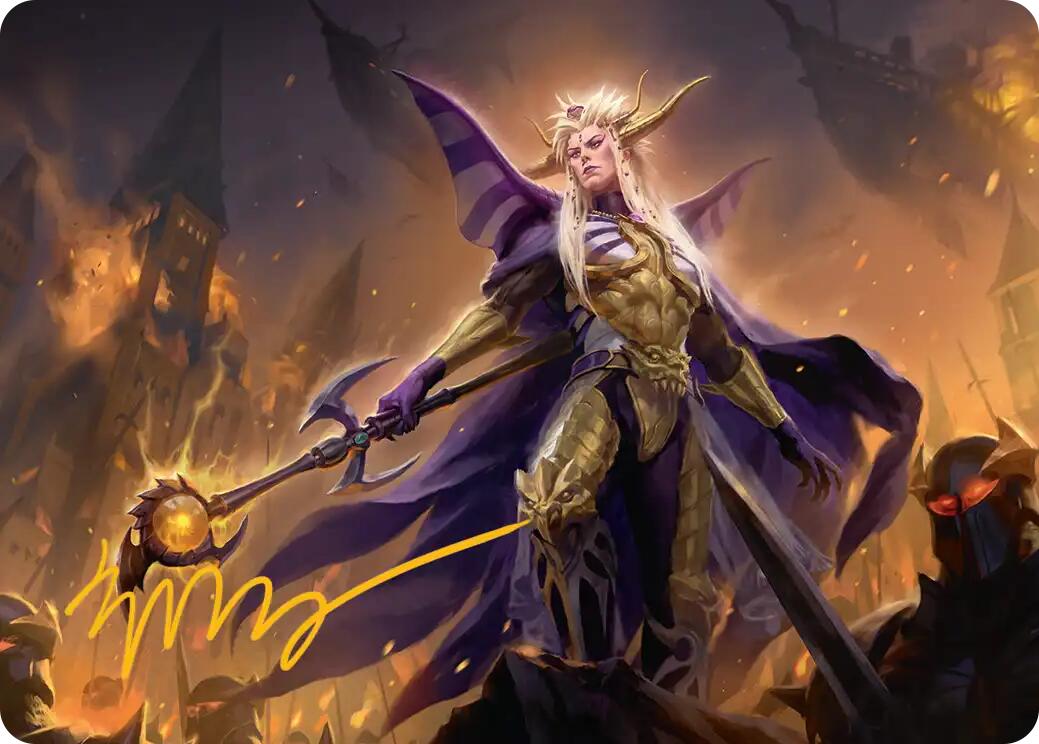 The Emperor of Palamecia Art Card (Gold-Stamped Signature) [FINAL FANTASY Art Series] | Exor Games Dartmouth