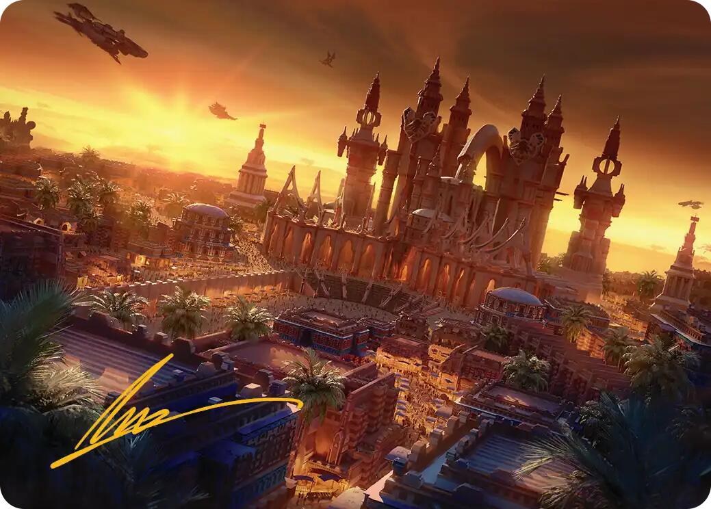 Rabanastre, Royal City Art Card (Gold-Stamped Signature) [FINAL FANTASY Art Series] | Exor Games Dartmouth
