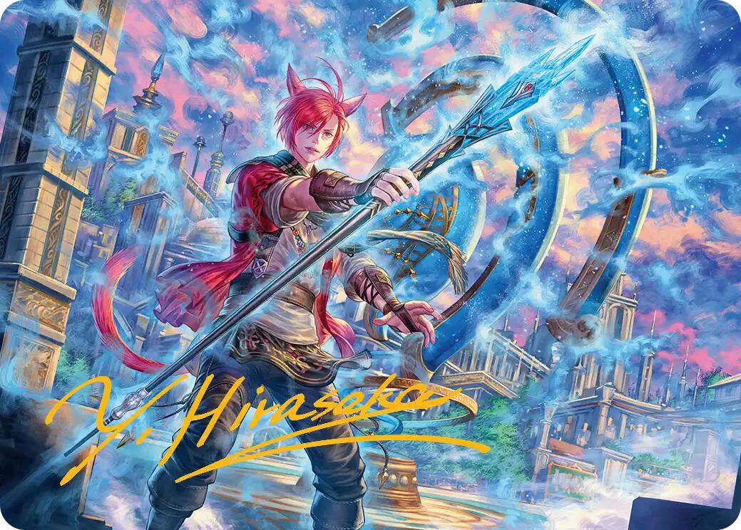 G'raha Tia, Scion Reborn Art Card (19) (Gold-Stamped Signature) [FINAL FANTASY Art Series] | Exor Games Dartmouth