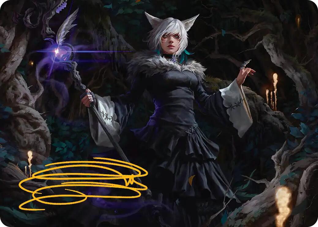 Y'shtola, Night's Blessed Art Card (21) (Gold-Stamped Signature) [FINAL FANTASY Art Series] | Exor Games Dartmouth
