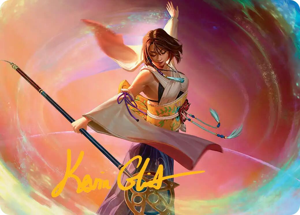 Yuna, Grand Summoner Art Card (Gold-Stamped Signature) [FINAL FANTASY Art Series] | Exor Games Dartmouth