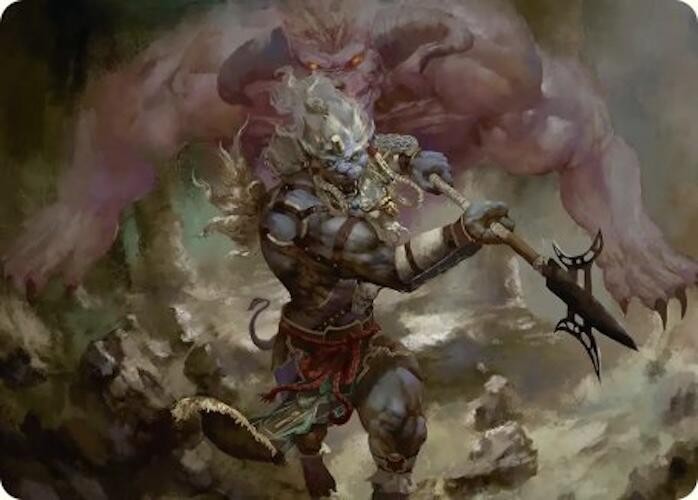 Kimahri, Valiant Guardian Art Card [FINAL FANTASY Art Series] | Exor Games Dartmouth
