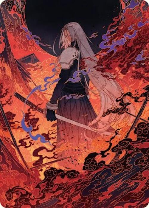 Nibelheim Aflame Art Card [FINAL FANTASY Art Series] | Exor Games Dartmouth