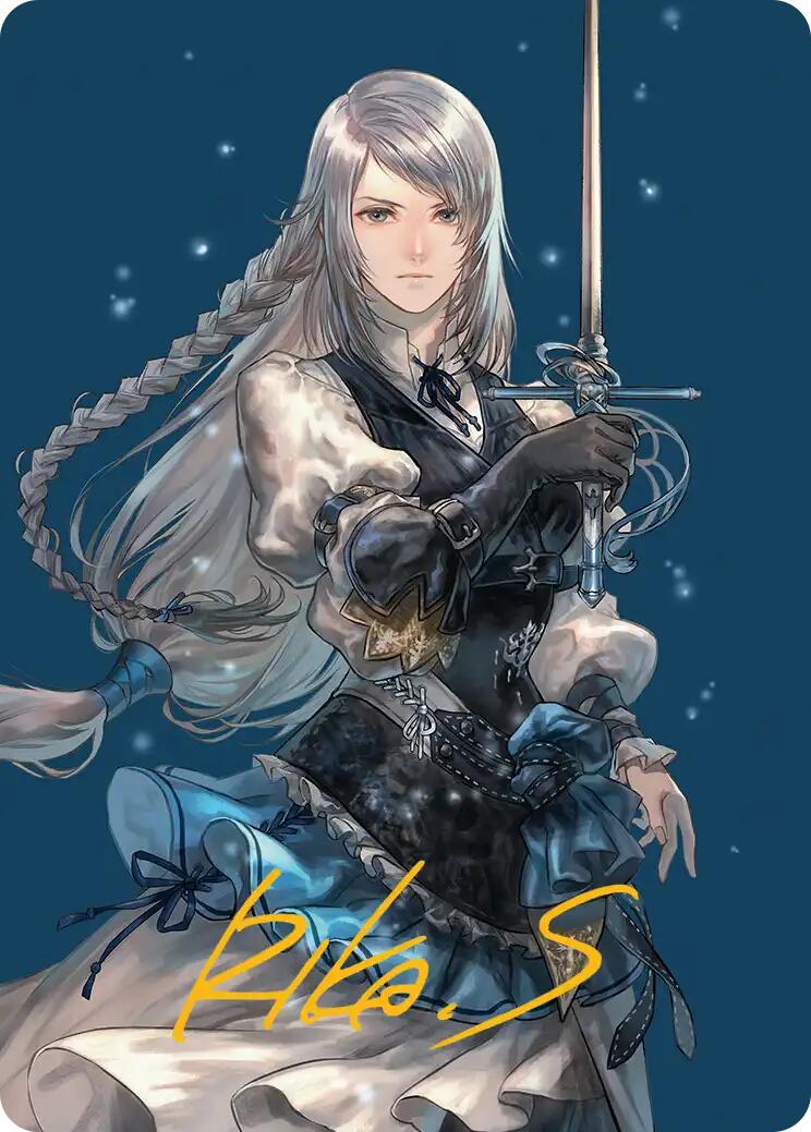 Jill, Shiva's Dominant Art Card (Gold-Stamped Signature) [FINAL FANTASY Art Series] | Exor Games Dartmouth