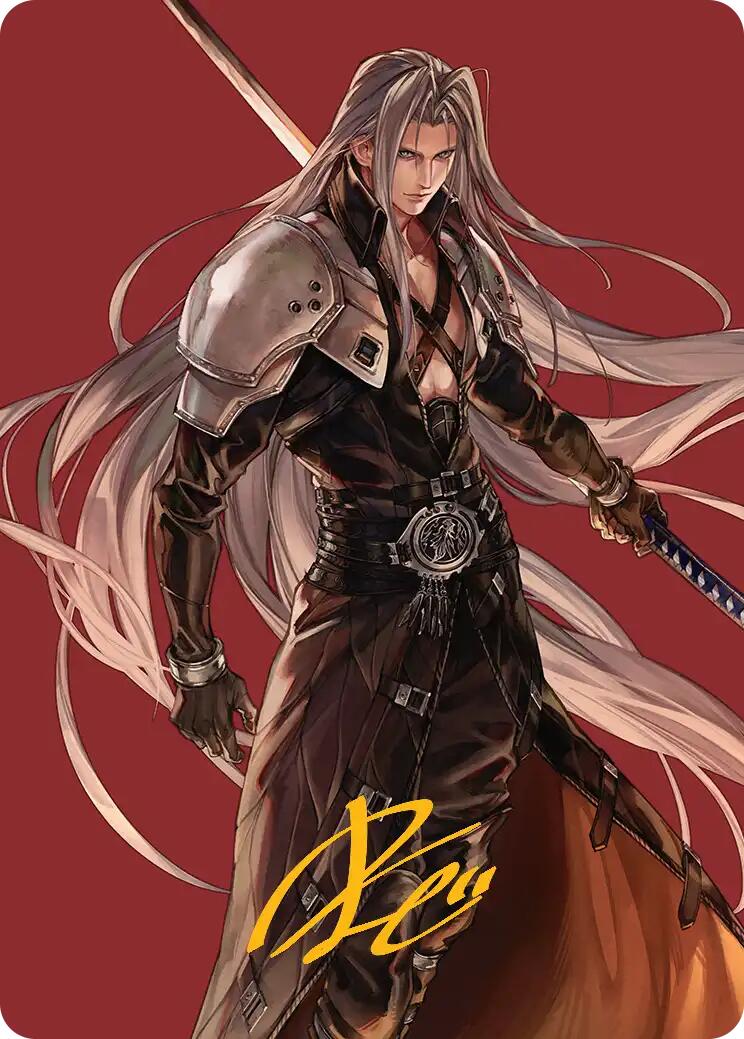 Sephiroth, Fabled SOLDIER Art Card (Gold-Stamped Signature) [FINAL FANTASY Art Series] | Exor Games Dartmouth