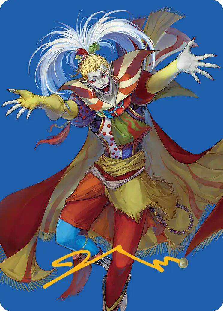 Kefka, Court Mage Art Card (Gold-Stamped Signature) [FINAL FANTASY Art Series] | Exor Games Dartmouth