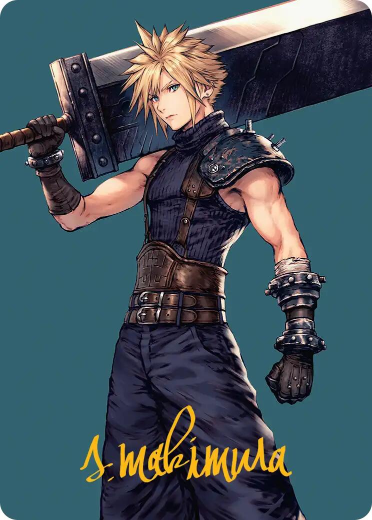 Cloud, Ex-SOLDIER Art Card (Gold-Stamped Signature) [FINAL FANTASY Art Series] | Exor Games Dartmouth
