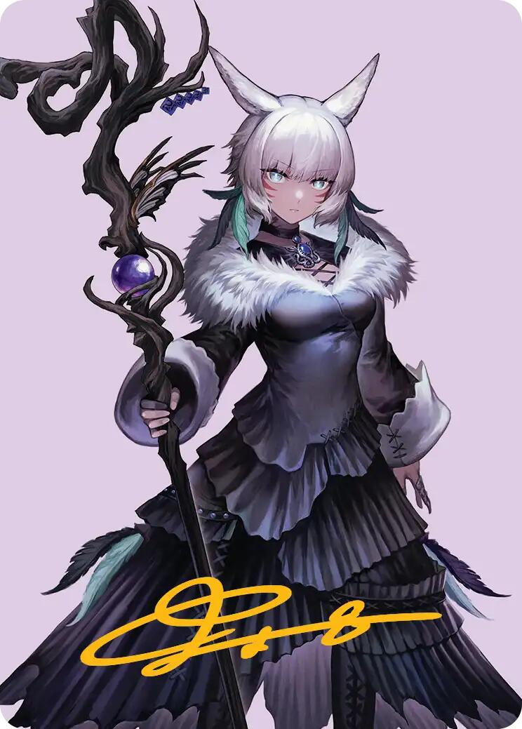 Y'shtola, Night's Blessed Art Card (53) (Gold-Stamped Signature) [FINAL FANTASY Art Series] | Exor Games Dartmouth