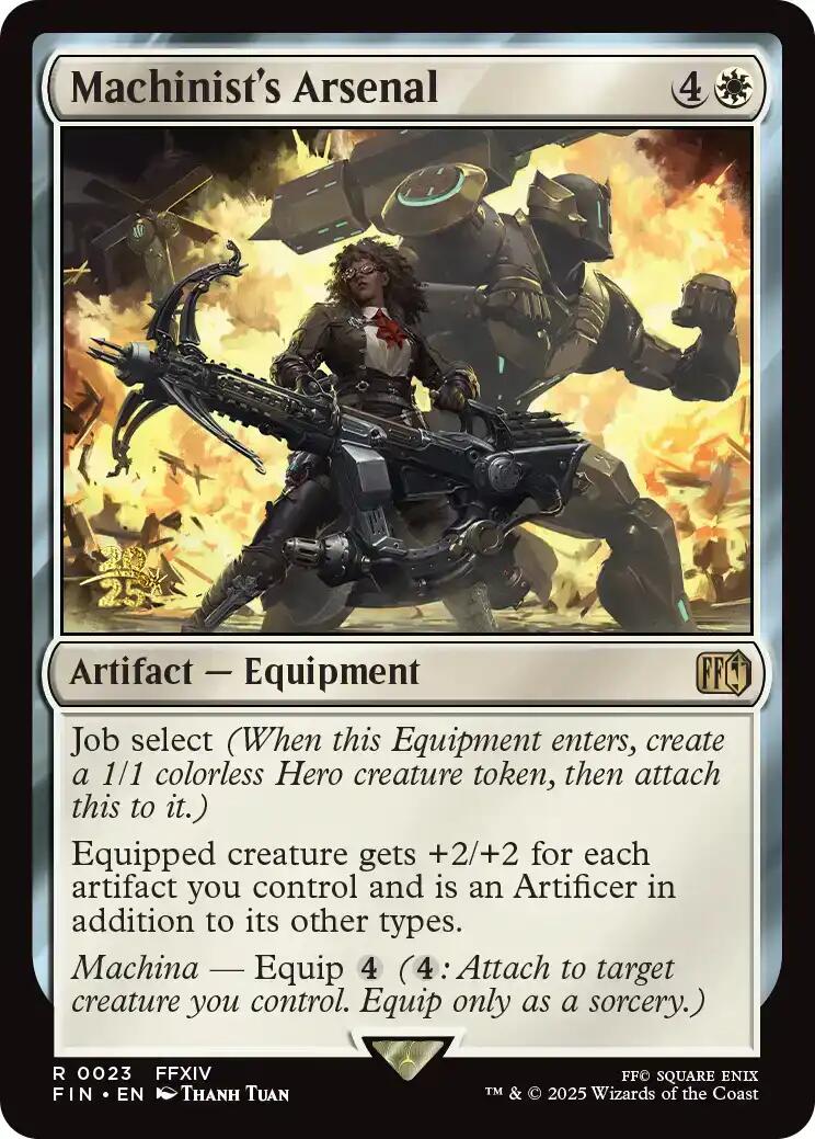 Machinist's Arsenal [FINAL FANTASY Prerelease Promo] | Exor Games Dartmouth
