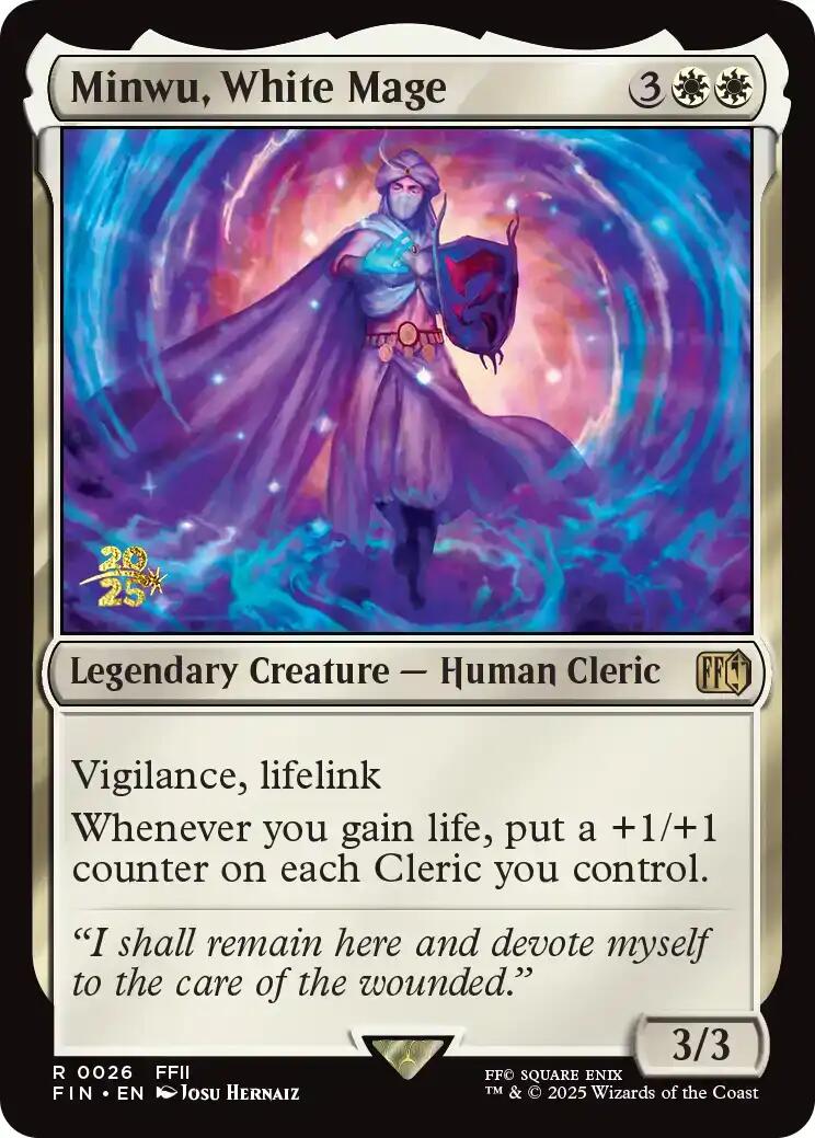 Minwu, White Mage [FINAL FANTASY Prerelease Promo] | Exor Games Dartmouth
