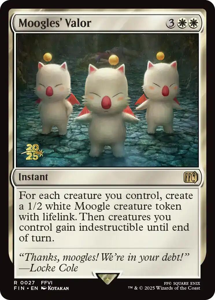 Moogles' Valor [FINAL FANTASY Prerelease Promo] | Exor Games Dartmouth