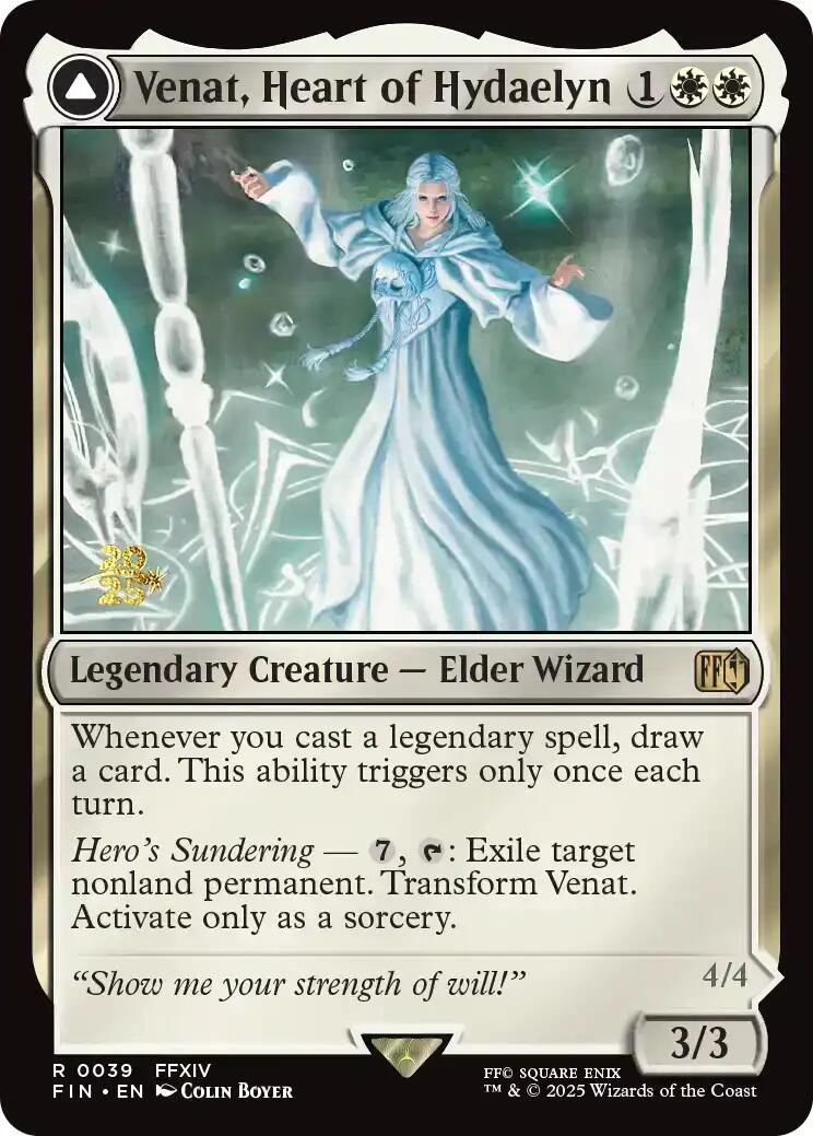 Venat, Heart of Hydaelyn // Hydaelyn, the Mothercrystal [FINAL FANTASY Prerelease Promo] | Exor Games Dartmouth