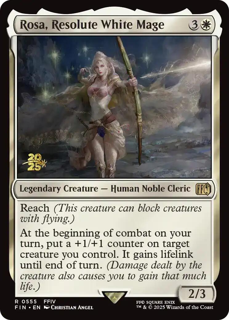 Rosa, Resolute White Mage [FINAL FANTASY Prerelease Promo] | Exor Games Dartmouth