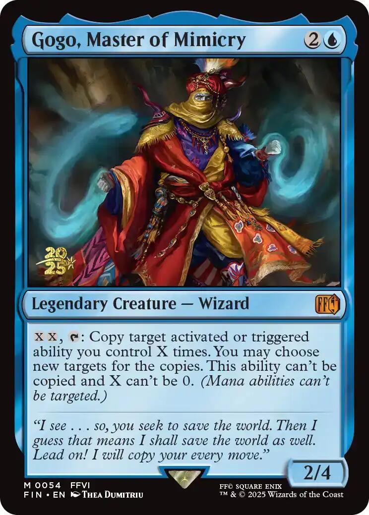 Gogo, Master of Mimicry [FINAL FANTASY Prerelease Promo] | Exor Games Dartmouth