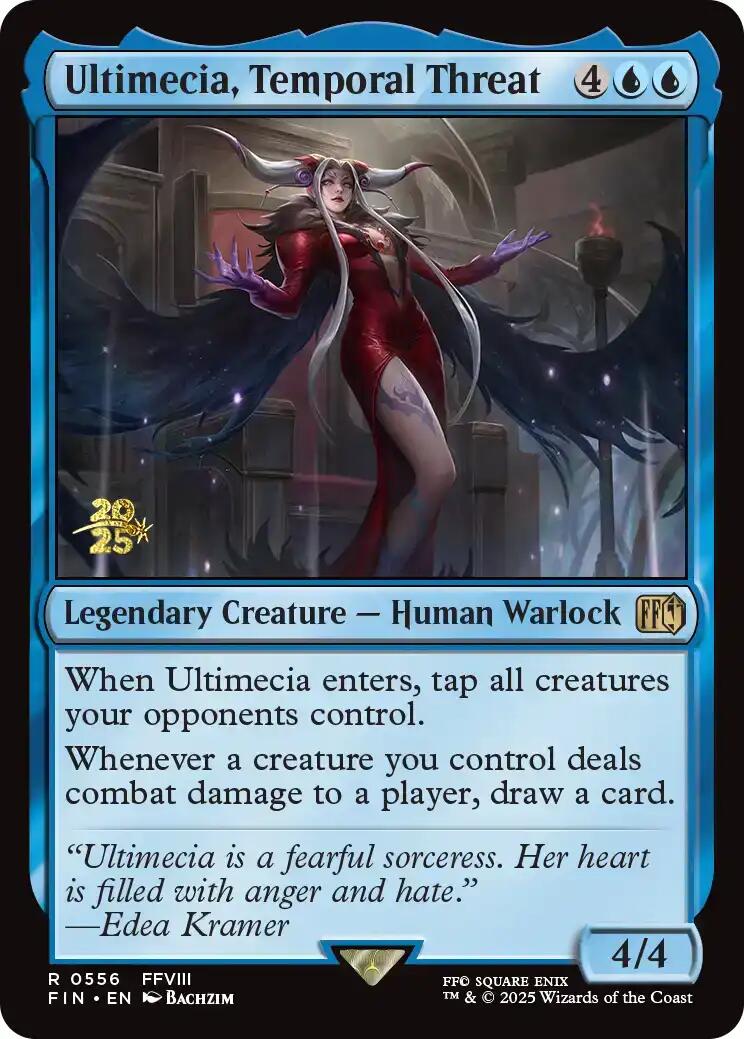 Ultimecia, Temporal Threat [FINAL FANTASY Prerelease Promo] | Exor Games Dartmouth