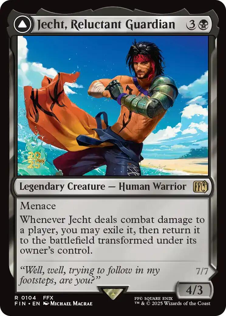 Jecht, Reluctant Guardian // Braska's Final Aeon [FINAL FANTASY Prerelease Promo] | Exor Games Dartmouth