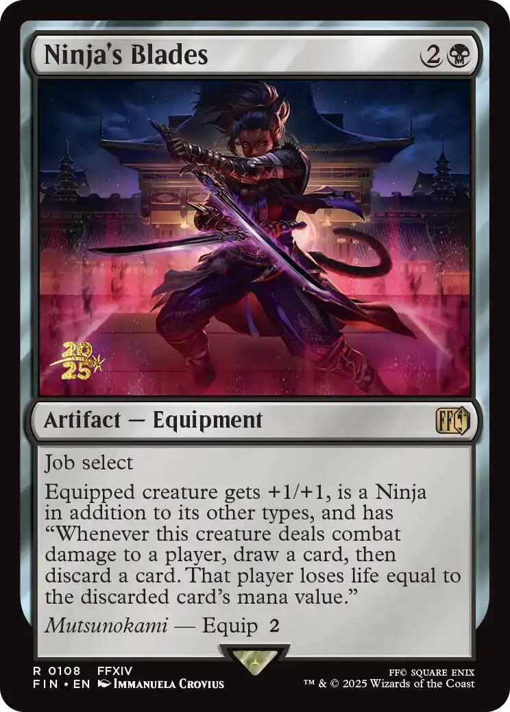 Ninja's Blades [FINAL FANTASY Prerelease Promo] | Exor Games Dartmouth