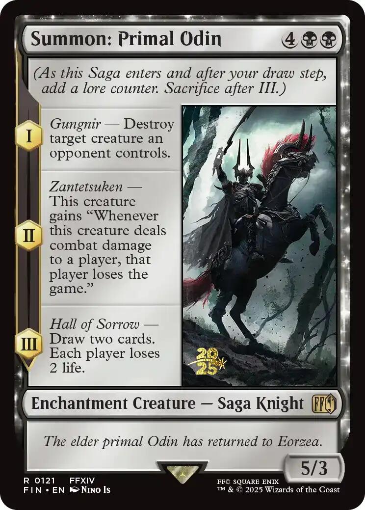 Summon: Primal Odin [FINAL FANTASY Prerelease Promo] | Exor Games Dartmouth