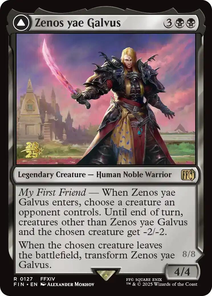 Zenos yae Galvus // Shinryu, Transcendent Rival [FINAL FANTASY Prerelease Promo] | Exor Games Dartmouth
