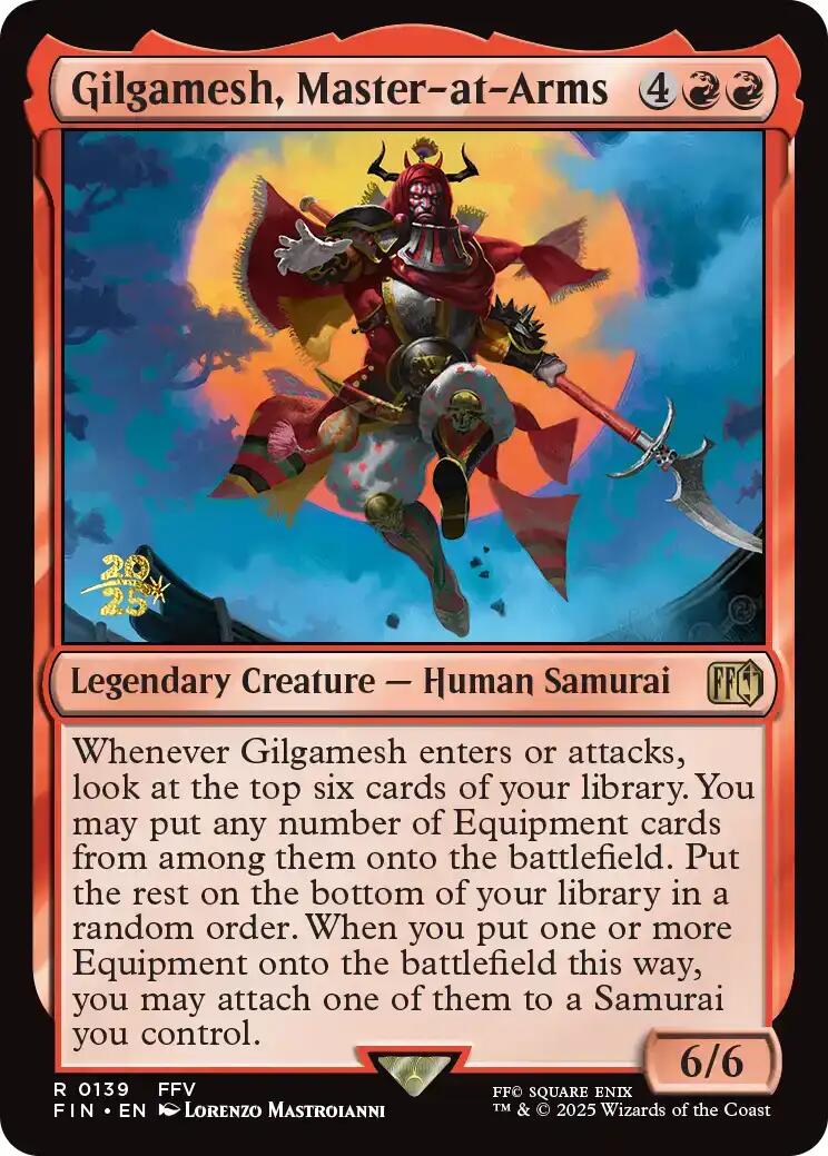 Gilgamesh, Master-at-Arms [FINAL FANTASY Prerelease Promo] | Exor Games Dartmouth