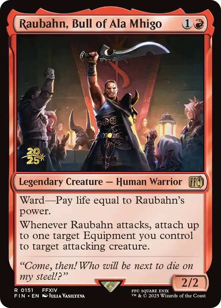 Raubahn, Bull of Ala Mhigo [FINAL FANTASY Prerelease Promo] | Exor Games Dartmouth