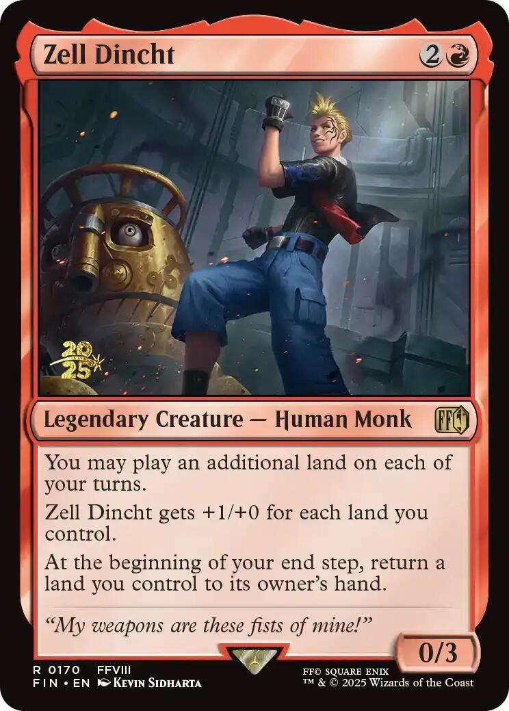 Zell Dincht [FINAL FANTASY Prerelease Promo] | Exor Games Dartmouth