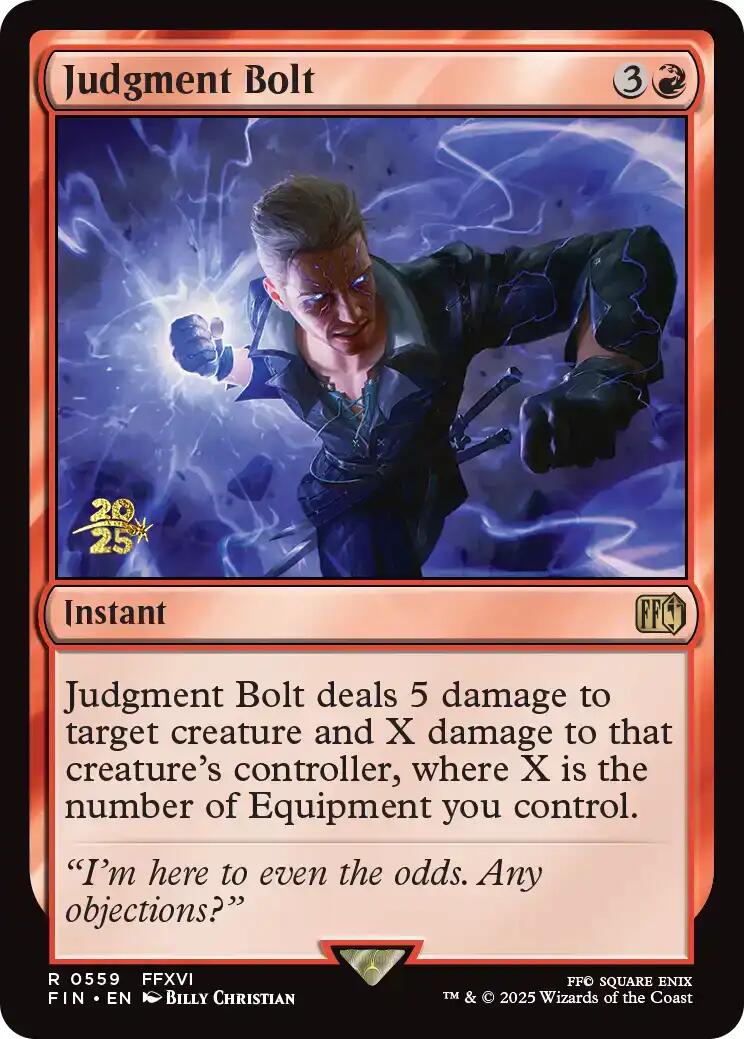 Judgment Bolt [FINAL FANTASY Prerelease Promo] | Exor Games Dartmouth