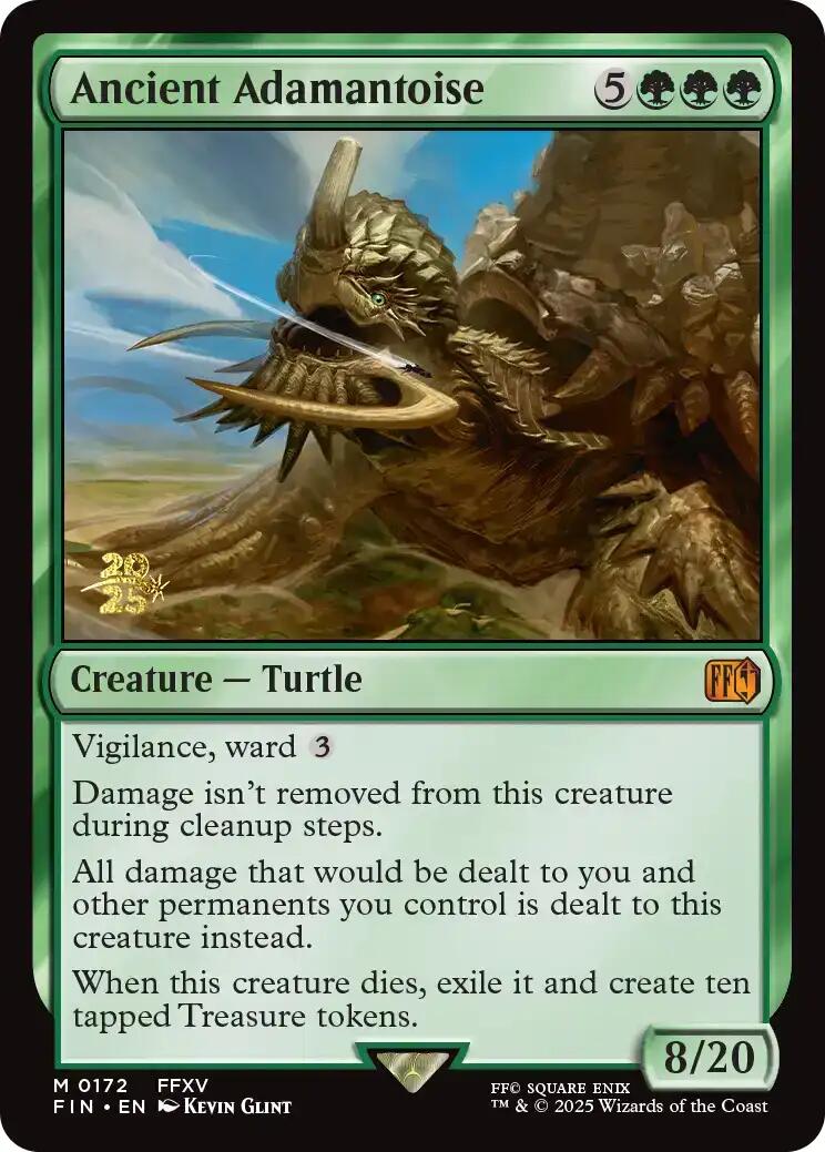 Ancient Adamantoise [FINAL FANTASY Prerelease Promo] | Exor Games Dartmouth
