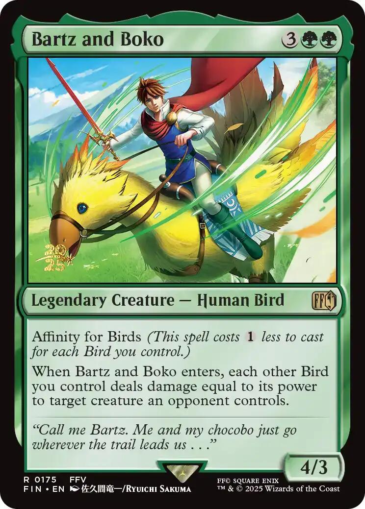 Bartz and Boko [FINAL FANTASY Prerelease Promo] | Exor Games Dartmouth