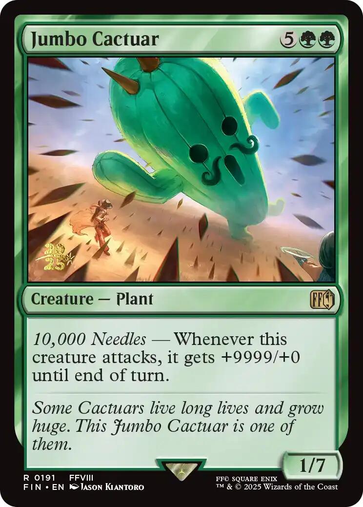 Jumbo Cactuar [FINAL FANTASY Prerelease Promo] | Exor Games Dartmouth