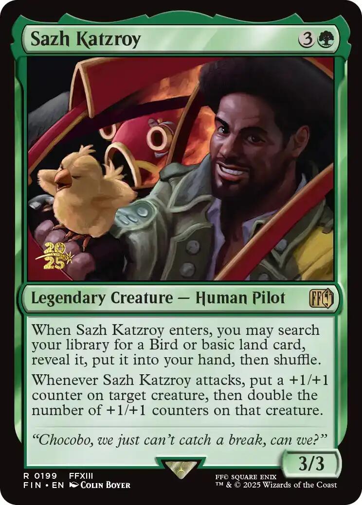 Sazh Katzroy [FINAL FANTASY Prerelease Promo] | Exor Games Dartmouth