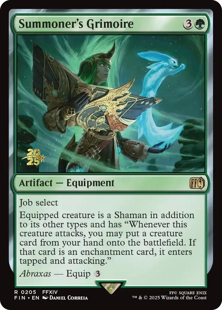 Summoner's Grimoire [FINAL FANTASY Prerelease Promo] | Exor Games Dartmouth