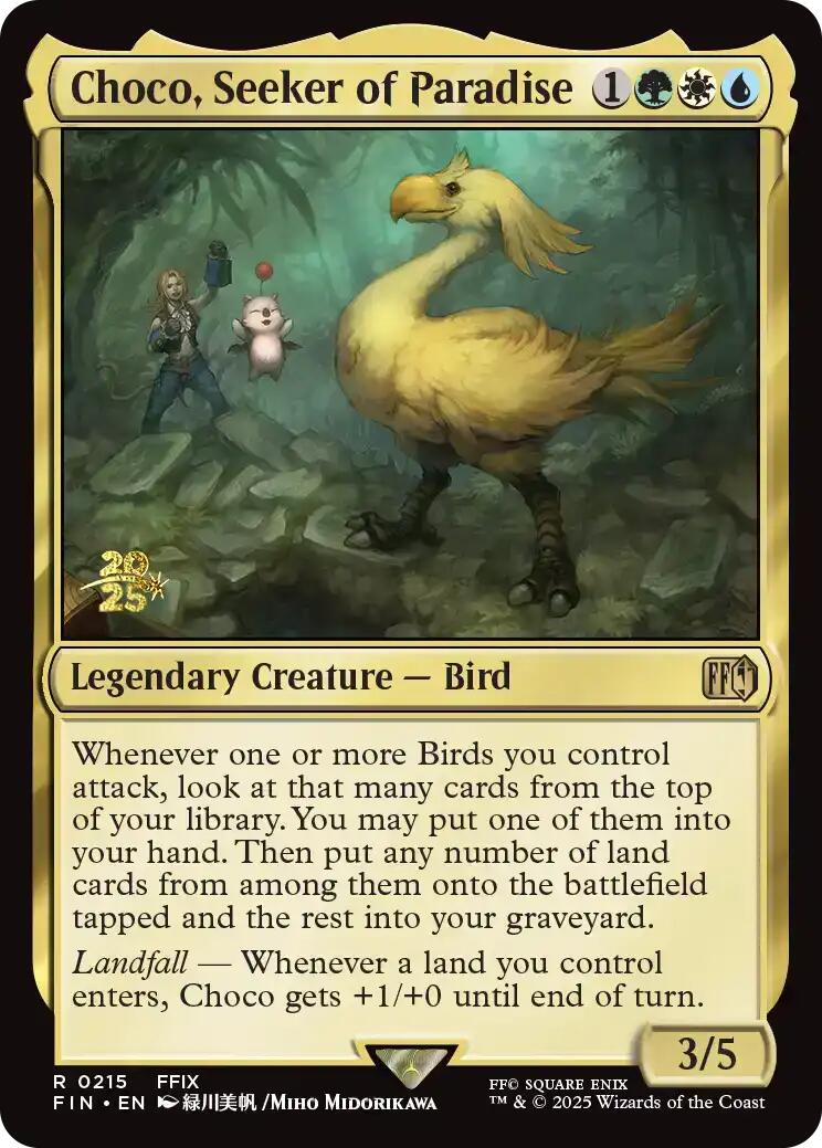 Choco, Seeker of Paradise [FINAL FANTASY Prerelease Promo] | Exor Games Dartmouth